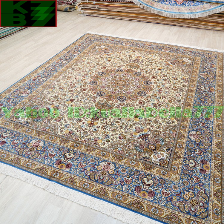 [ luxury rug ]peru car .. silk *240x310cm 100% hand made carpet rug house interior reception interval living high class equipment ornament W08