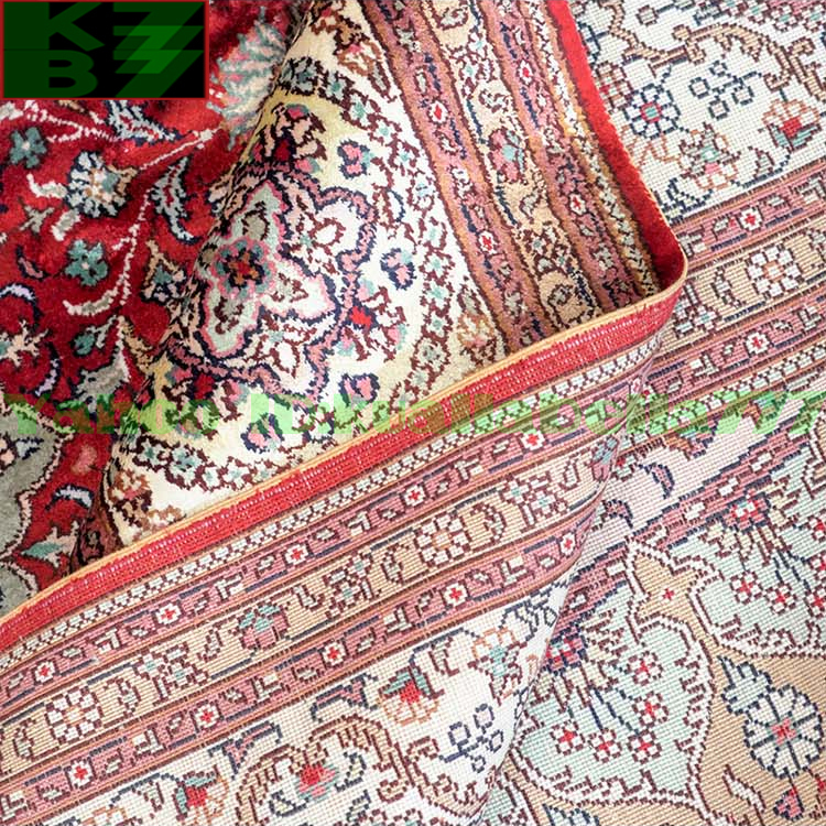 【贅沢敷物】ペルシャ 絨毯 シルク★240ｘ310ｃｍ 100％ ハンドメイド カーペット ラグ 住まい インテリア 応接間 リビング 高級 装飾 V99_画像6