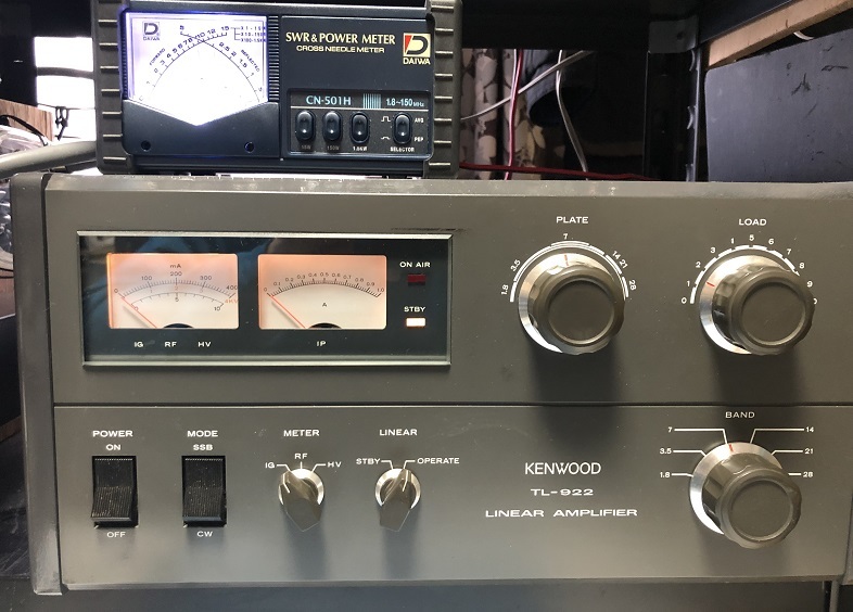 Yahoo!オークション - KENWOOD TL-922 HF帯 1kW リニアアンプ Yahoo!オークション - KENWOOD TL-922 HF帯 1kW リニアアンプ