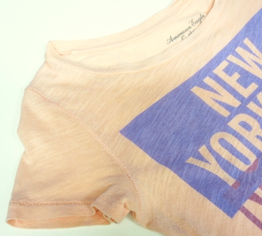 American Eagle Outfitters 半袖Tシャツ アメリカンイーグル アウトフィッターズ 薄手 XS NEW YORK CITY_画像3