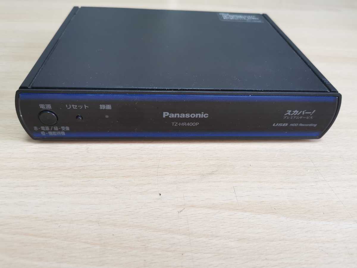 Panasonic パナソニック スカパープレミアムサービス CSチューナー TZ-HR400P リモコン付き　通電のみ　現状販売_画像7