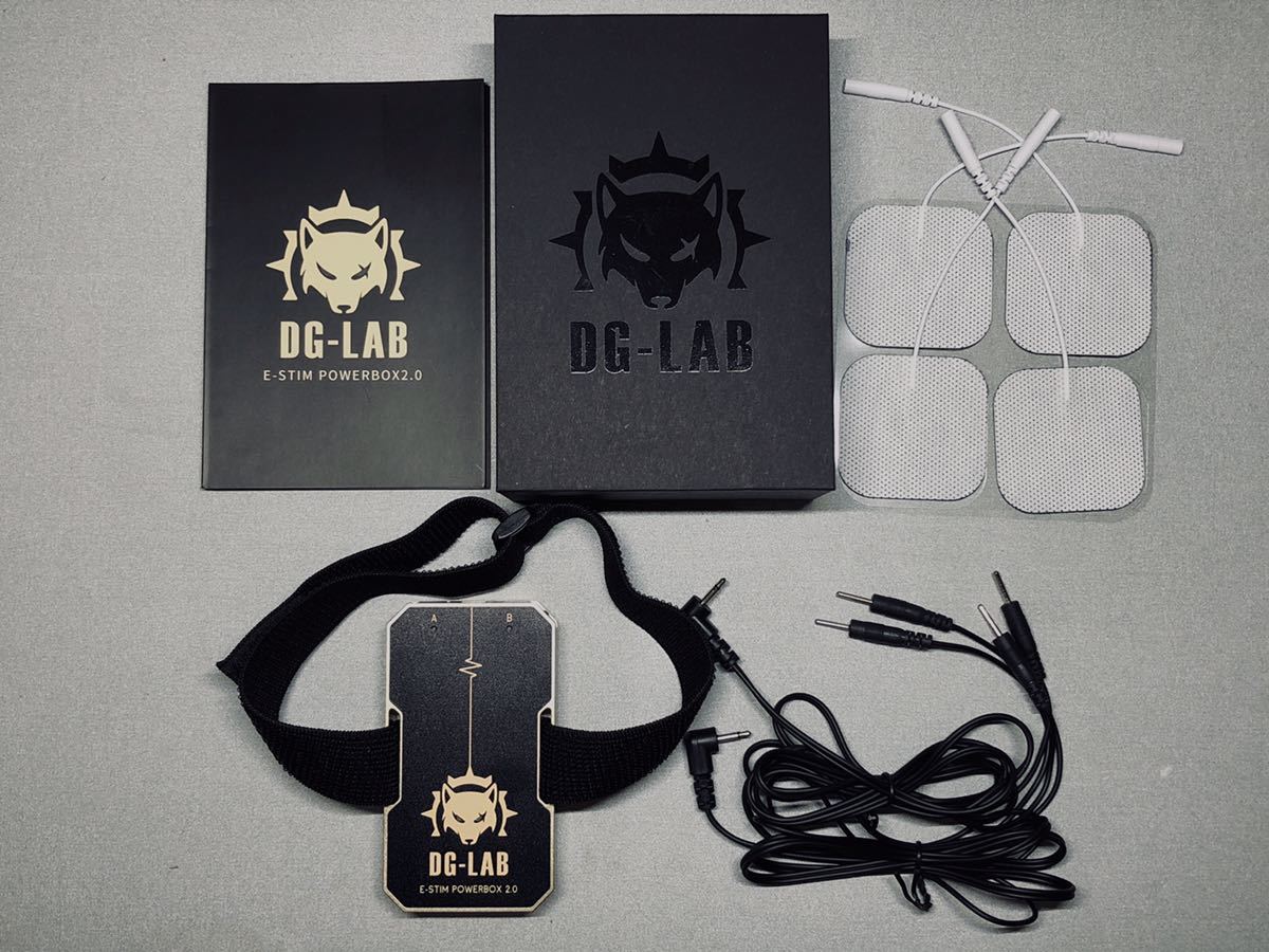 DG-LAB COYOTE E-STIM POWER BOX 2.0 低周波用粘着パッド付き 電気刺激 パルス 郊狼 着ぐるみ kigurumi 界隈の方におすすめ