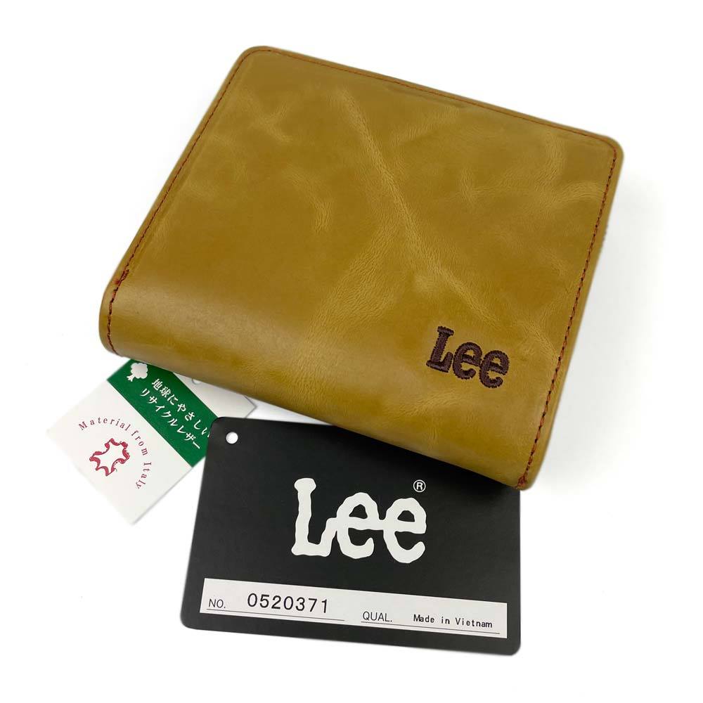 【新品】《 Lee 2つ折り財布 》ファスナー付き 小銭入れ カード入れ ウォレット プレゼント お祝い LEE リー Z97