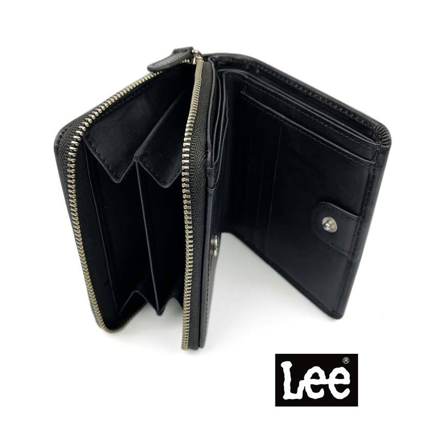 【新品】《 Lee 2つ折り財布 》ファスナー付き 小銭入れ カード入れ ウォレット プレゼント お祝い LEE リー Z97