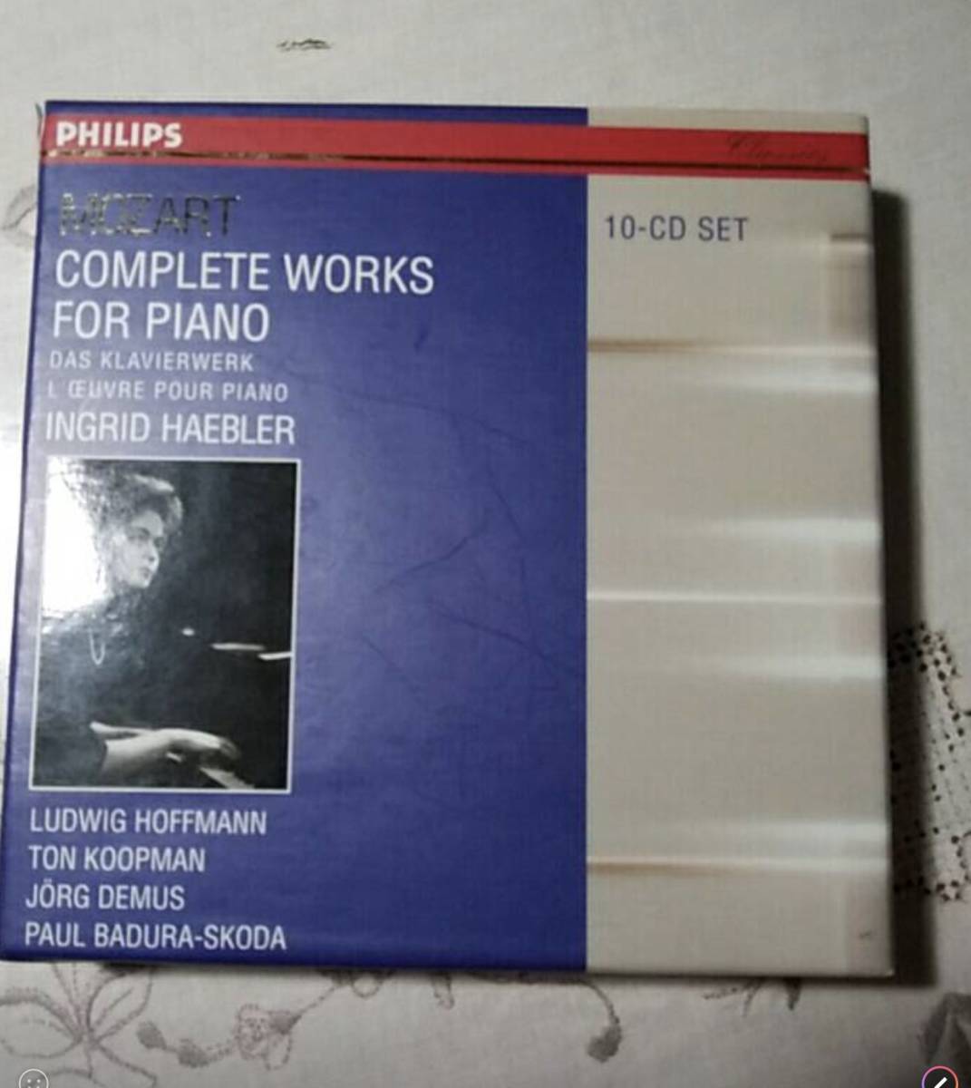 PHILIPS モーツァルト ピアノ作品集 イングリット・ヘブラー 10CD www