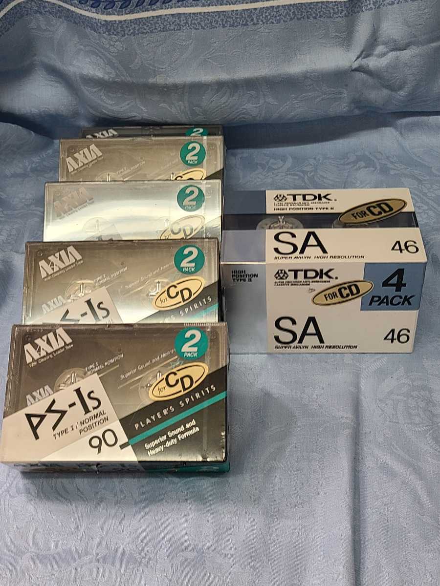 新しいコレクション カセットテープ TDK FORCD 4パック　　AXIA 2パック5個　６セット　(0405a16) その他
