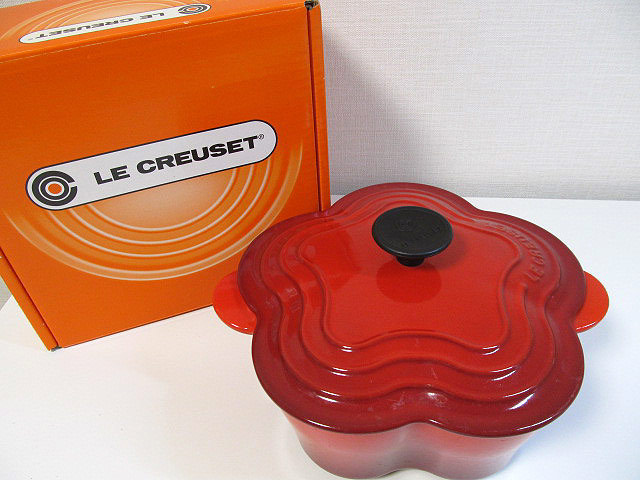 最大84%オフ! ルクルーゼ ココットフルール 新品未使用 20センチ