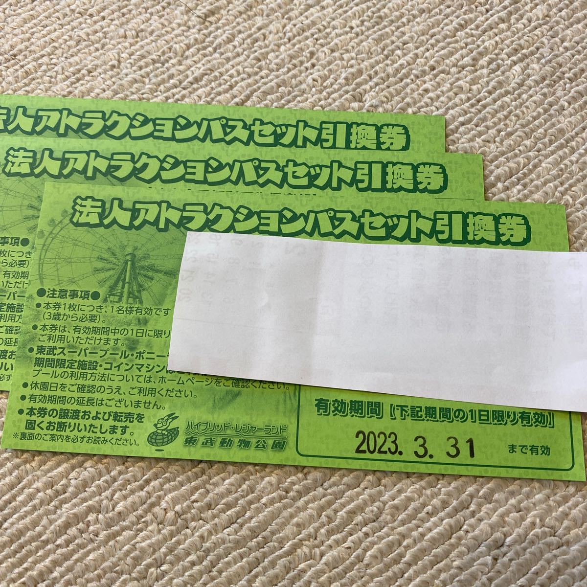 ５５％以上節約 東武動物公園 フリーパス 3枚セット grupoalcopanama.com