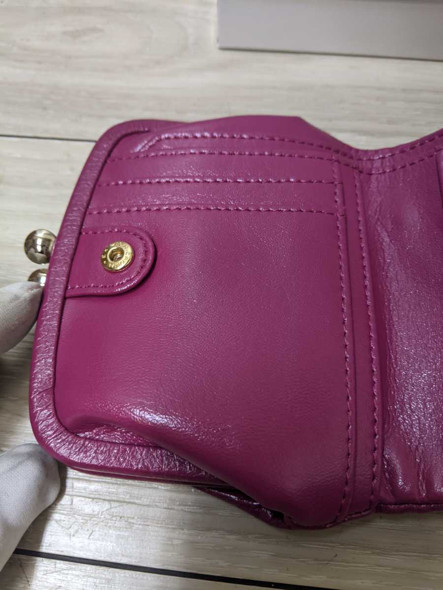 レイジースーザンがま口財布　がま口ポーチ LAZY SUZAN　ピンク　かわいい　美品_画像5