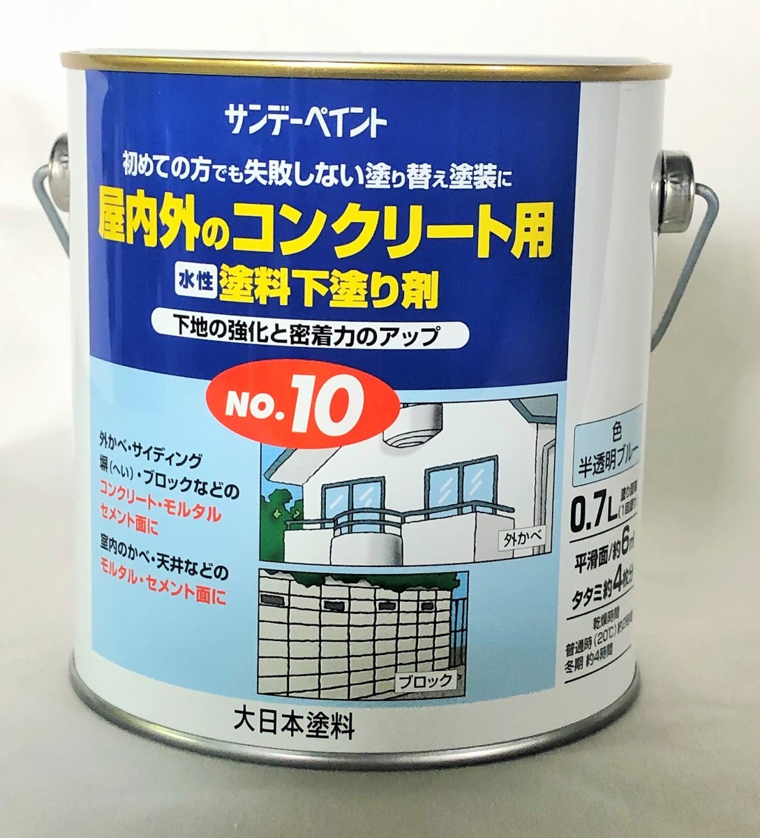 ニッペホームペイント 住宅用防水剤 透明 7L