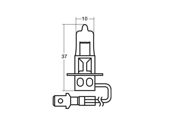 ハロゲン 24V 70W H3 T10 PK22s 14-0021 スタンレー STANLEY ハロゲンバルブ 1個_画像4