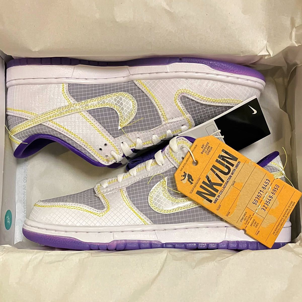 UNION LA X NIKE DUNK LOW PASSPORT PACK COURT PURPLE ユニオン