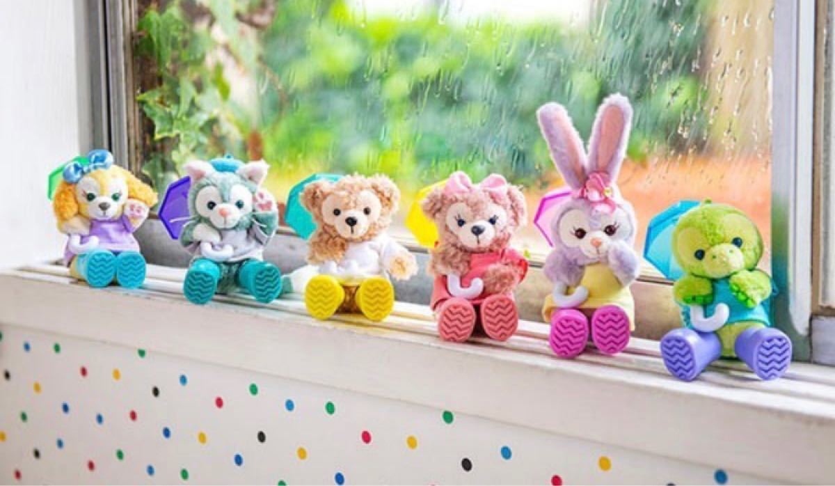 ディズニーシー ビューティフルレイニーデイズ ぬいぐるみストラップ 6