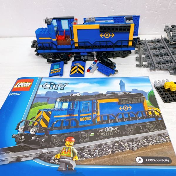 ○10V9b【送100】1円~レゴ シティ LEGO CITY カーゴトレイン #60052
