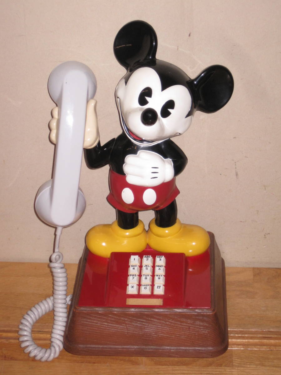  operation not yet verification 1970 period Mickey Mouse telephone machine TMIH 8000