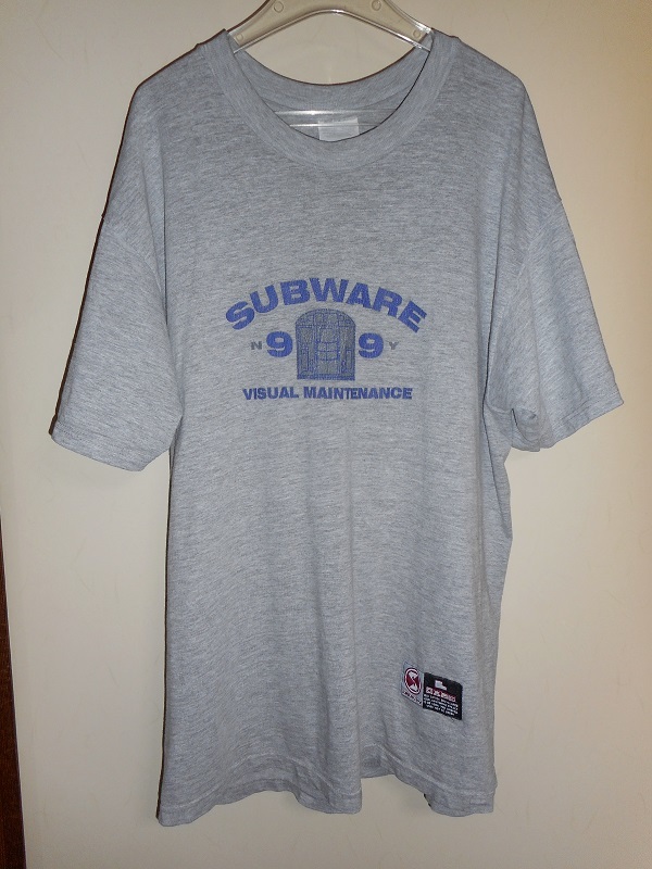 90's～00's ビンテージ SUBWARE(サブウェア) Tシャツ グレー Lサイズ