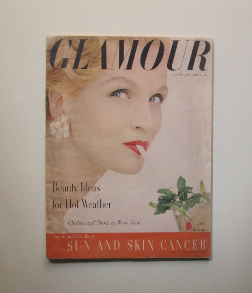 GLAMOUR グラマー 1954年 july 洋雑誌 Leombruno Bodi/Frances Mclaughlin/Himmelの画像1