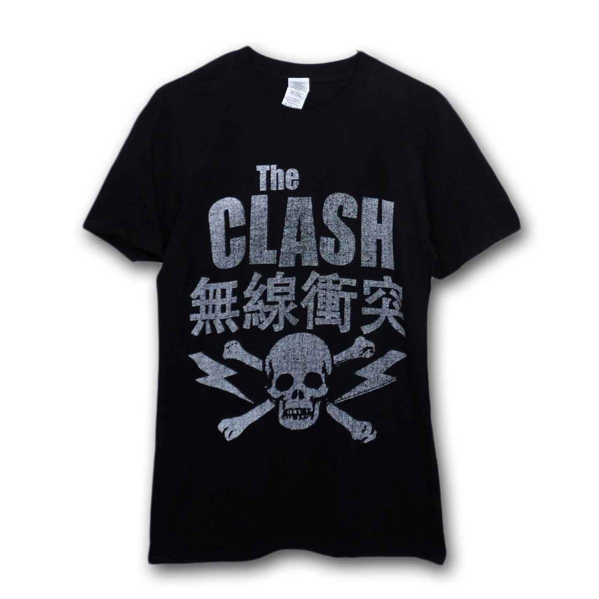 The Clash バンドTシャツ ザ・クラッシュ Skull & Crossbone BLACK M_画像1