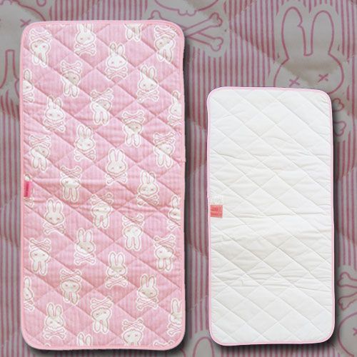 SIX BUNNIES baby mat (30 centimeter ×62 centimeter ) pink diapers change mat baby sheet baby celebration of a birth baby mat Schic sba needs 