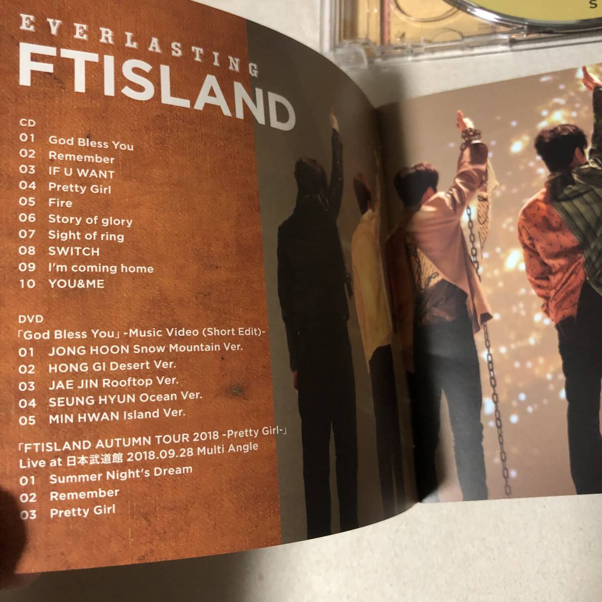 FTIsland - Everlasting CD＋DVD 初回限定盤 イ・ホンギ 韓国 ロック ポップス K-POP fnd421_画像5