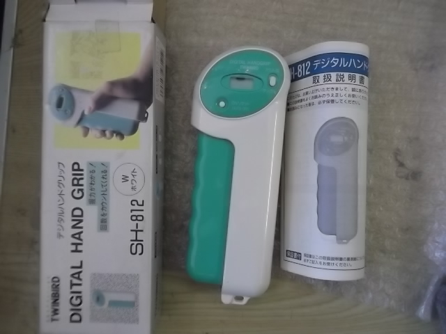 当時物 ツインバード デジタルハンドグリップ 動作確認済み SH-812 ほぼ新品 現状渡し品