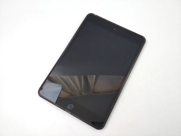 iPad mini 4用 カバー ソフトケース 背面 薄型 TPU クリア ブラック_画像2
