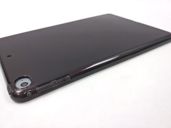 iPad mini 4用 カバー ソフトケース 背面 薄型 TPU クリア ブラック_画像6