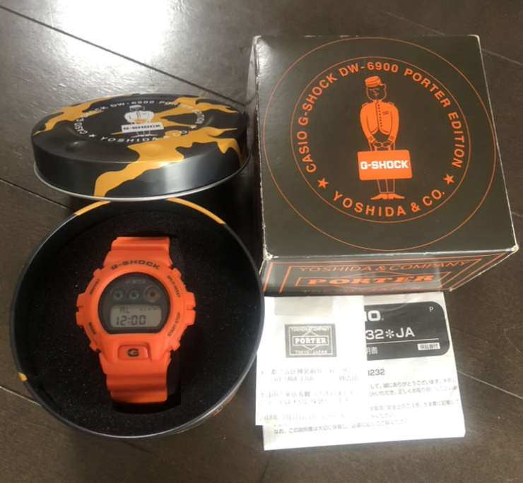 代引き手数料無料 G-SHOCK コラボ 阪神タイガース 時計 DW-6900 限定