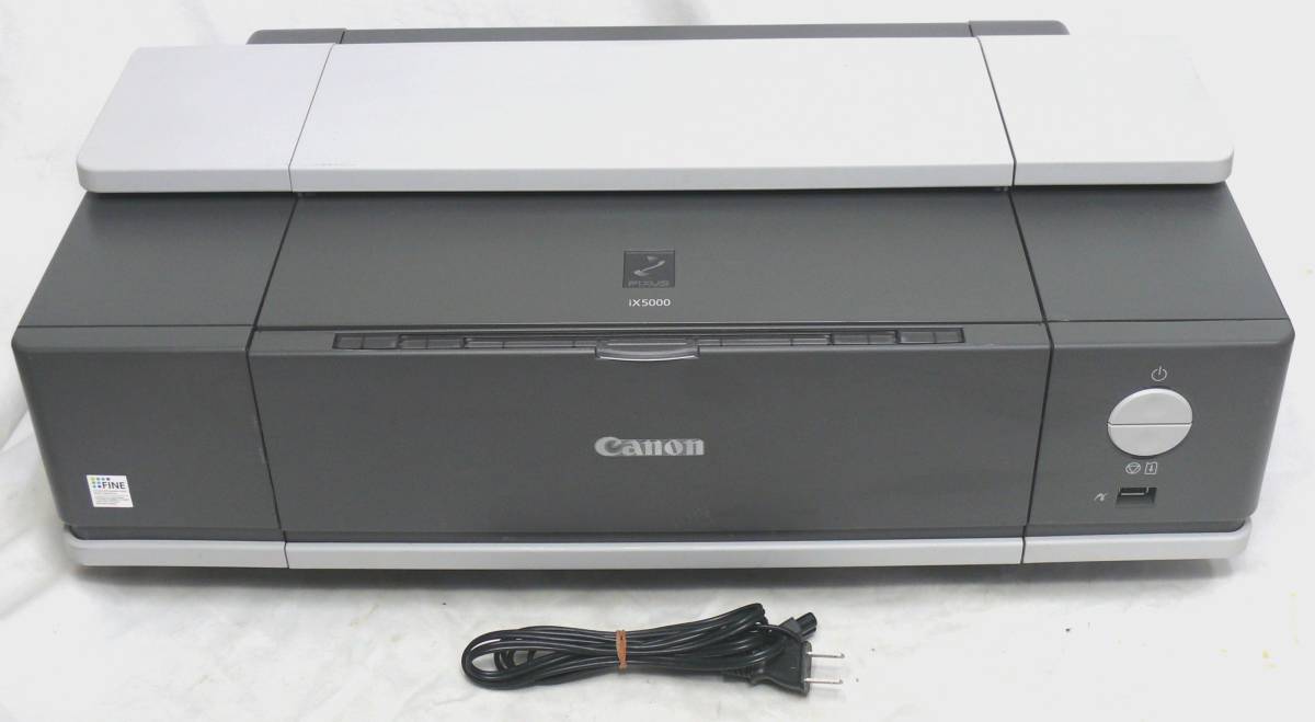 ○○使用少○○CANON PIXUS IX5000:実働品、廃インク率(4.5%)総印刷