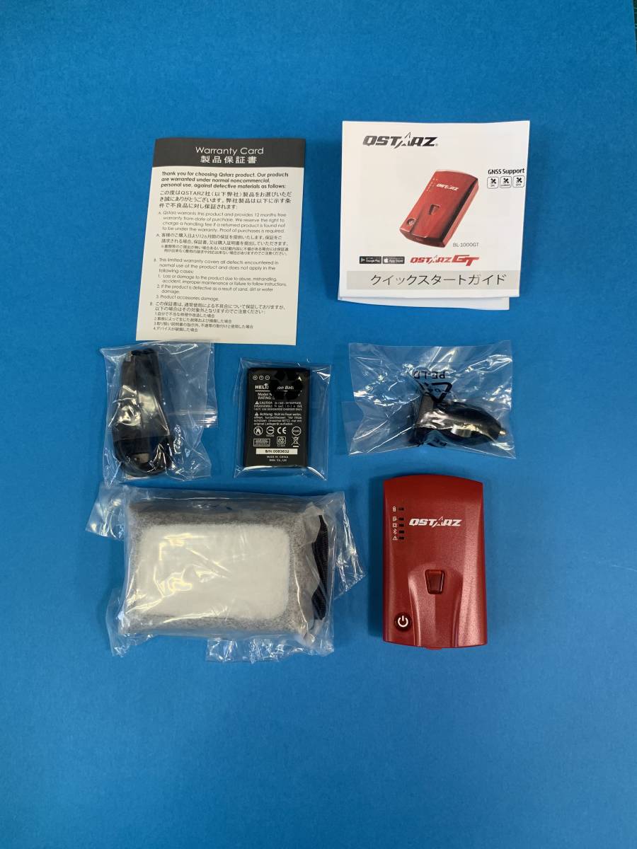 QSTARZ 新品未使用 2022年度版 キュースターズ ラップタイマー ドラッグレース 時間 計測 GPS QSTARZ1000GT Lap timer