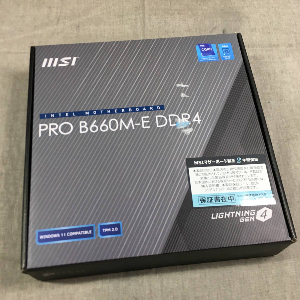 ヤフオク! - 現状品 MSI PRO B660M-E DDR4 マザーボ...