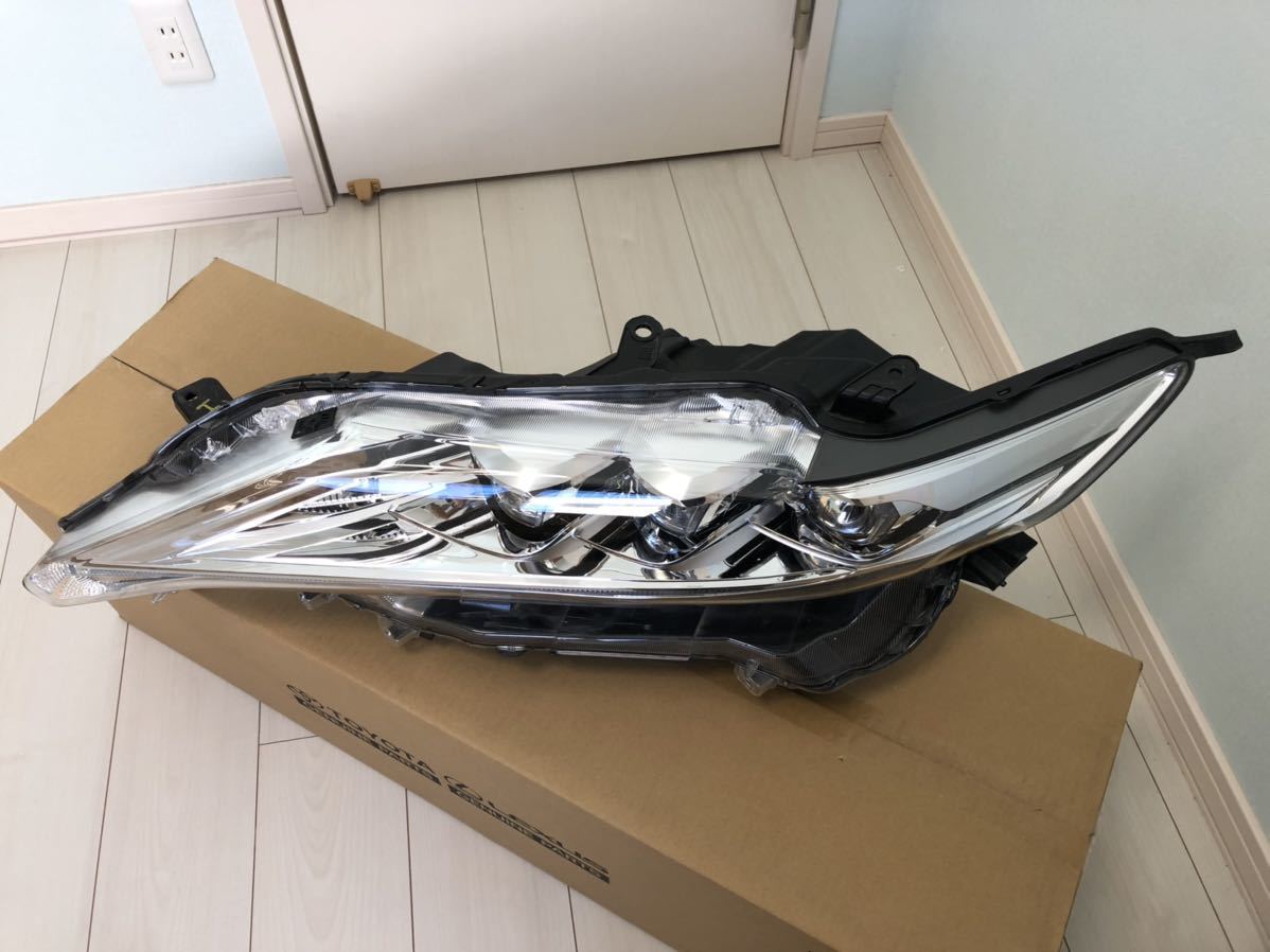 美品 ハリアー 60系 後期 PREMIUM/PROGRESS トヨタ純正 LED 左ヘッド