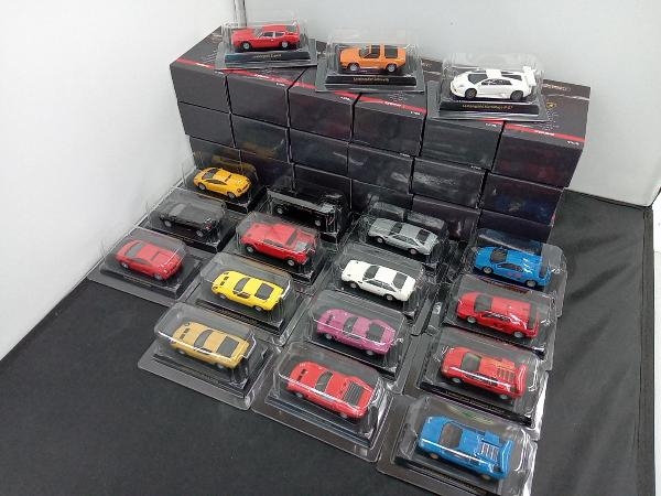 京商 1/64 ランボルギーニ・ミニカーシリーズ2 ダブりなし18台セット
