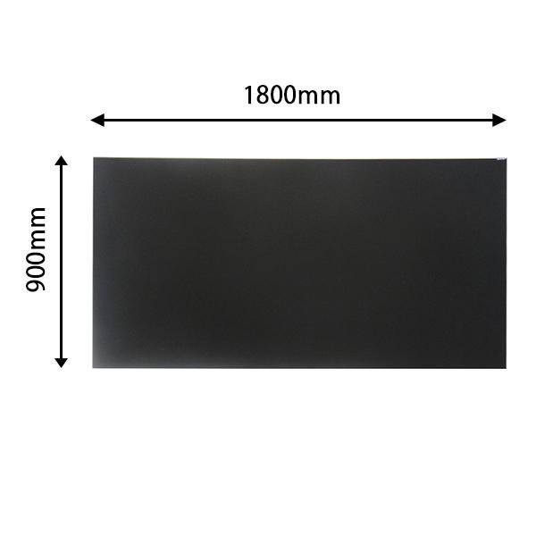 馬印 木製黒板(壁掛) ブラック W1800×H900 W36KN_画像2