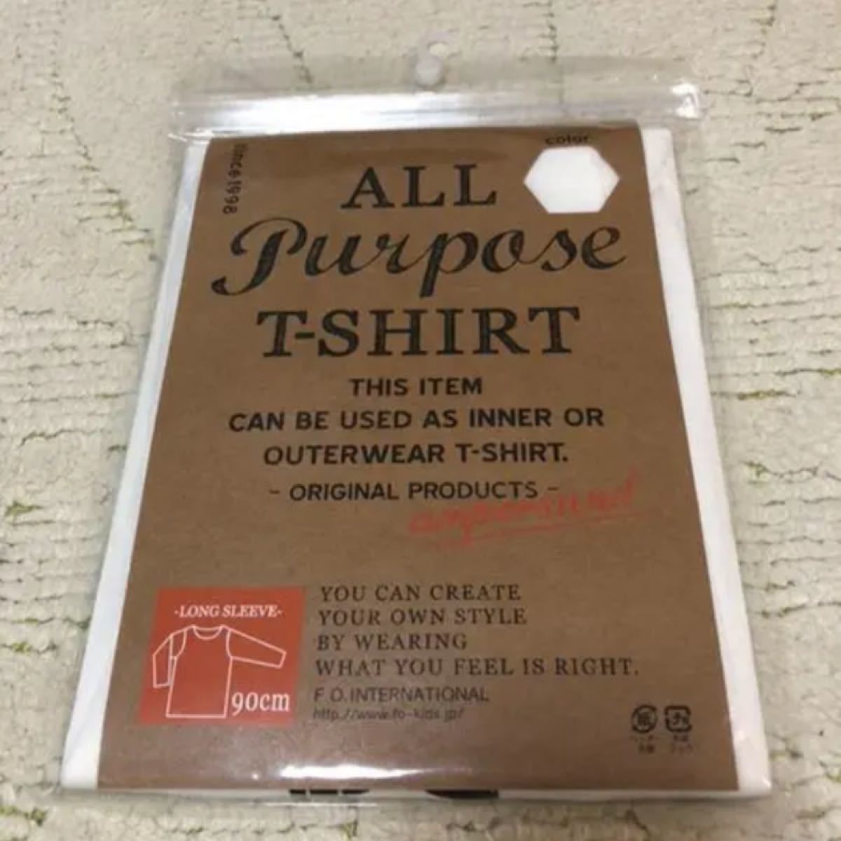 ampersand アンパサンド　90 長袖Tシャツ　未使用