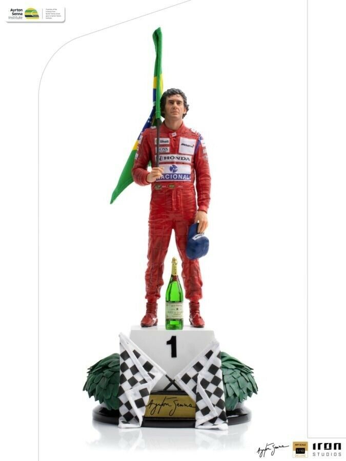 人気を誇る F1 アイルトン・セナ 海外 限定品 送料込み 1991 Statue