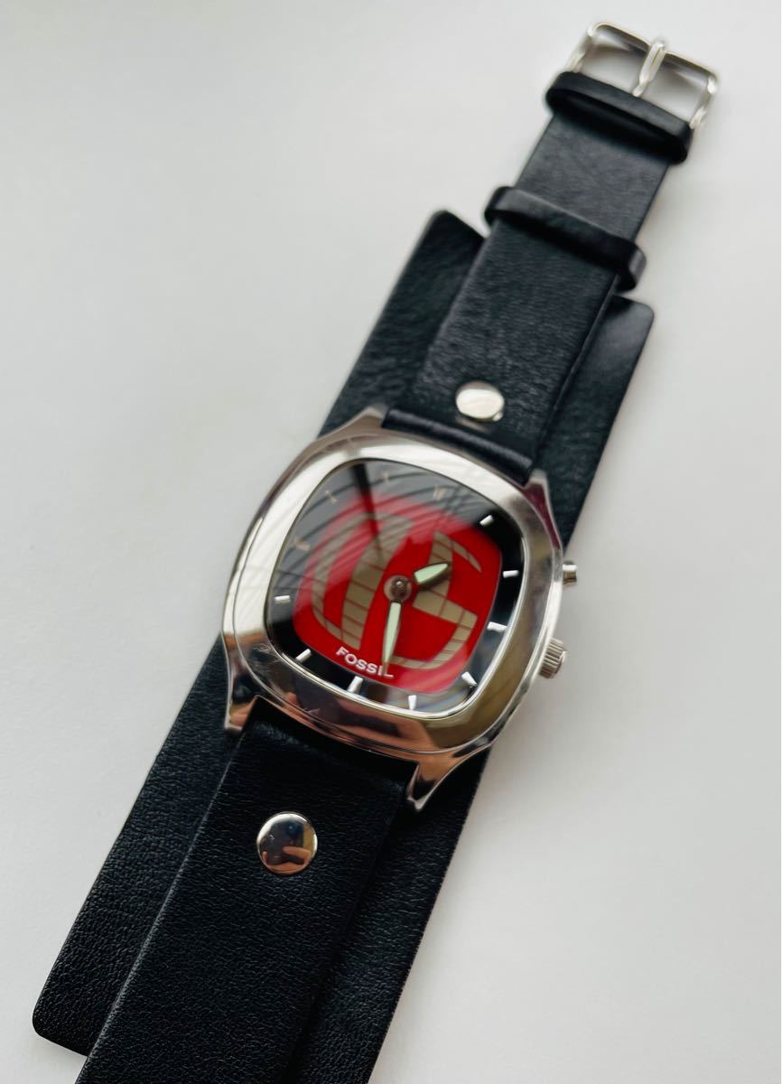 電池新品の美品】FOSSIL エルレガーデン細美武士さん着用モデル 電池新品の美品】FOSSIL エルレガーデン細美武士さん着用モデル