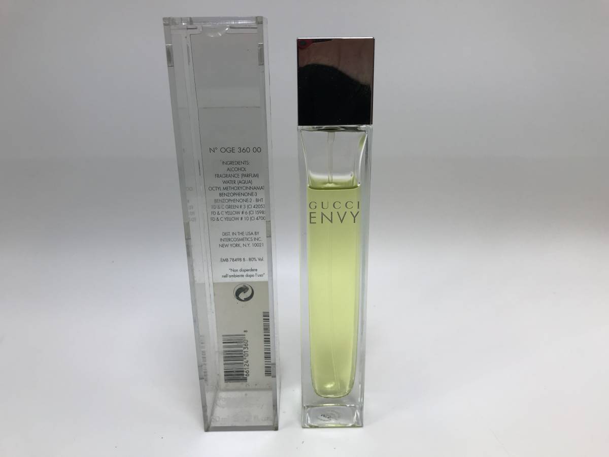 廃盤 レア グッチ エンヴィ GUCCI ENVY オードトワレ EDT 香水 50ml 品 