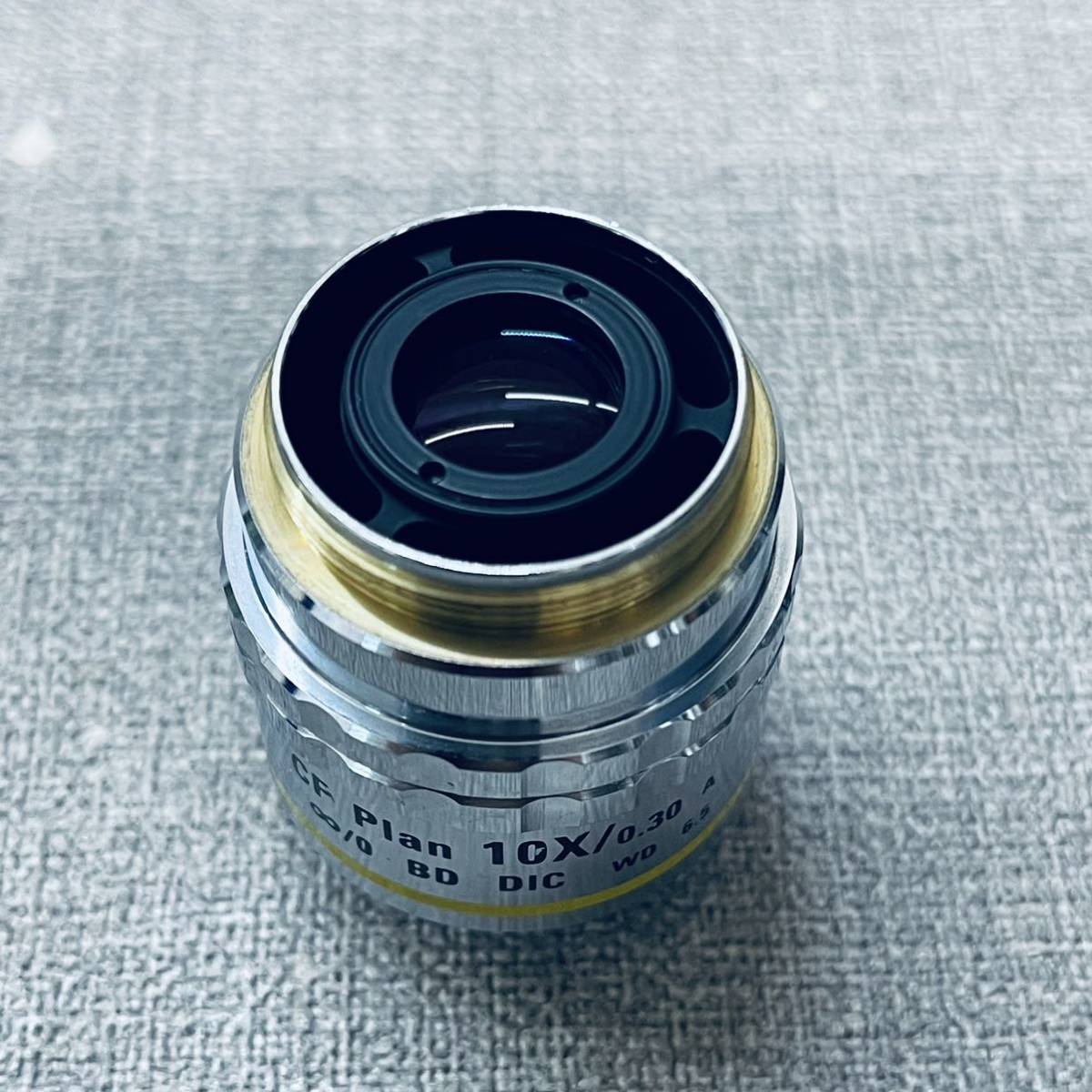5-57☆ ニコン Nikon 10X/0.30 顕微鏡 対物レンズ CF Plan 10X 5-57☆ ニコン Nikon 10X/0.30 顕微鏡 対物レンズ CF Plan 10X