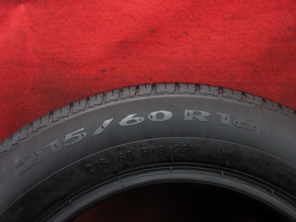 タイヤ 1本 215/60R16 ピレリ PIRELLI CINTURATO P6 2020年 バリ バリ山 溝アリ 送料無料★12514T_画像5