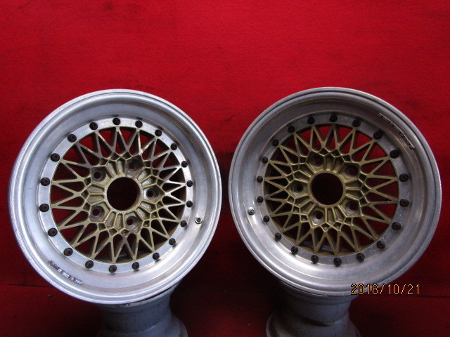 ホイール 2本 COMPOMOTIVE 15×4.5J 5穴 130 -32 ◆2076H(I2)_画像1