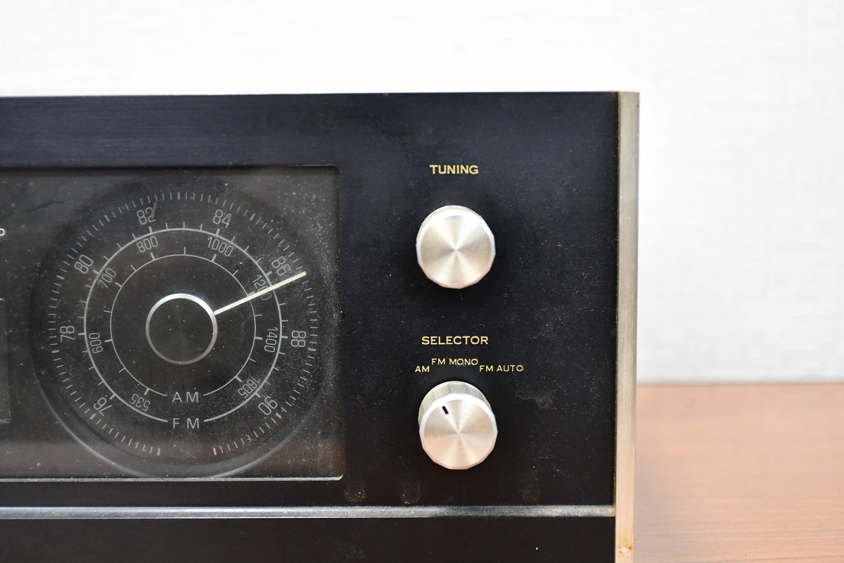 JH4-9【現状品】ジャンク品｜sansui TU-666｜SOLID STATE AM/FM STEREO TUNER｜ラジオチューナー｜オーディオ・音響機器_画像4