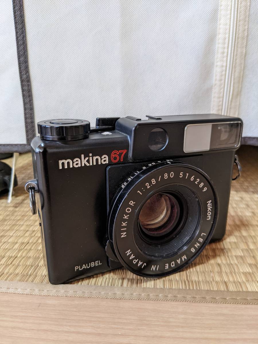 makina 67 PLAUBEL 中判 カメラ マキナ NIKKOR 1:2.8 80mm レンズ _画像3