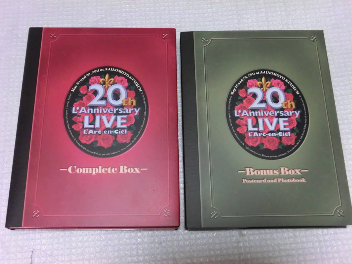 L'Arc～en～Ciel 20th L'Anniversary Live Complete Box DVD4枚