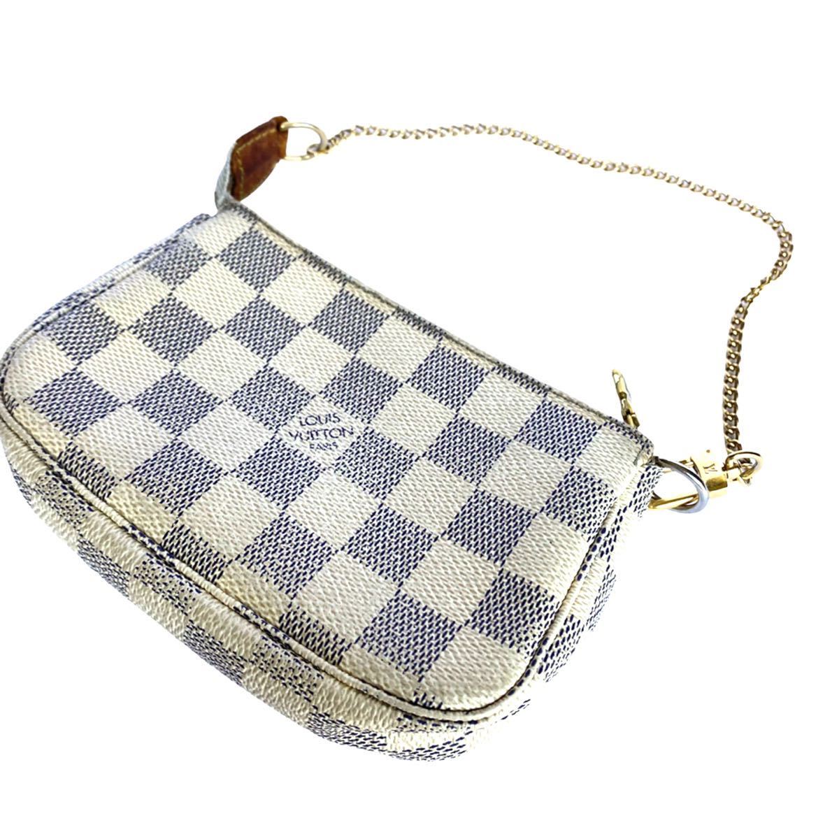 1円~ 極美品 LOUIS VUITTON ルイヴィトン ミニポシェット アクセ