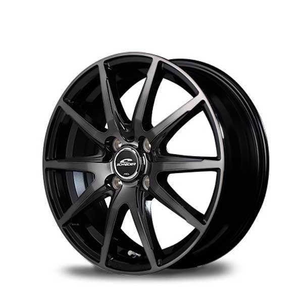 SCHNEIDER/DR-02 マジェスタ 180系 アルミホイール 1本 【16×6.5J 5-114.3 INSET38 ブラックポリッシュ＋ブラッククリア】_画像2