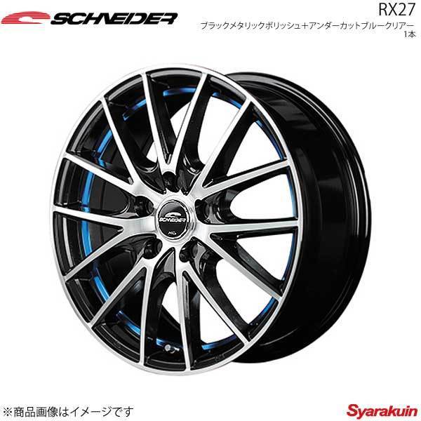 SCHNEIDER/RX27 レガシィツーリングワゴン BR系 純正17インチ ホイール1本 【17×7.0J 5-100 INSET50 BM/PO＋UCBLUE】_画像1