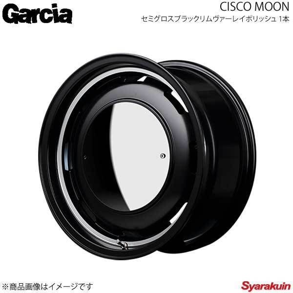 Garcia/CISCO MOON デリカD：2 MB15S アルミホイール 4本セット 【15×4.5J 4-100 INSET45 セミグロスブラックリムヴァーレイポリッシュ】_画像1