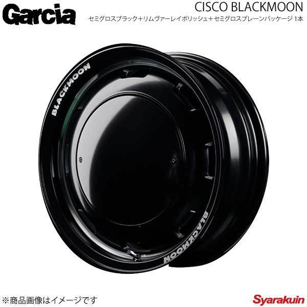 Garcia/CISCO BLACKMOON プレオプラス LA300F/310F アルミホイール4本セット【14×4.5J 4-100 INSET45 S.BK＋リムV-PO＋S.プレーンPKG】_画像1