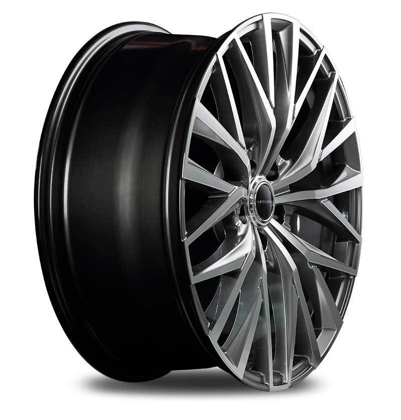 VERTEC ONE/ALBATROSS アクア 11系 アルミホイール 1本 【16×6.0J 4-100 INSET43 ハイパーシルバーポリッシュ】_画像4